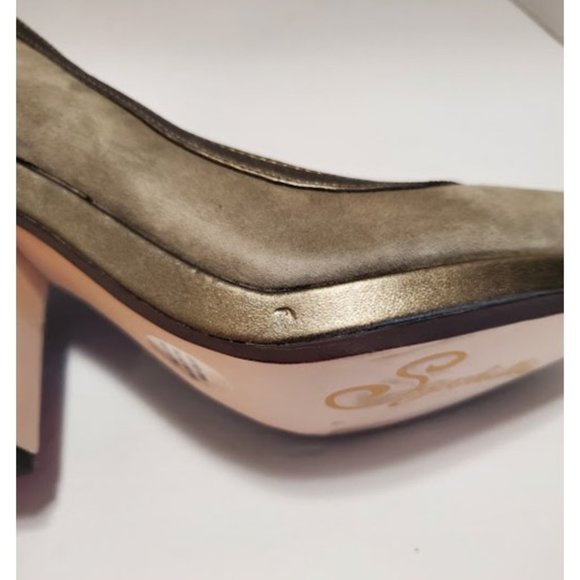 NEW Seychelles Suede Tokyo Platform Pump Heels in Taupe - Size 8 - Picture 14 of 16